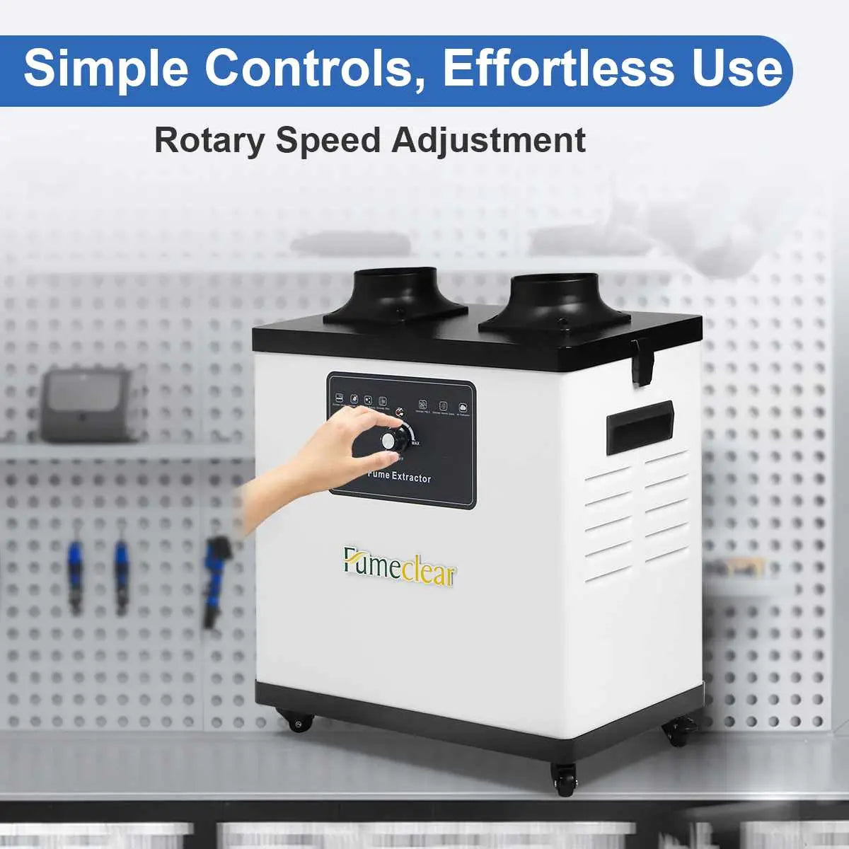 FumeClear FC-1002A Laser Fume Extractor – Eliminate Smoke, Odors & Fine Dust for Laser Work Fumeclear fumeclear
