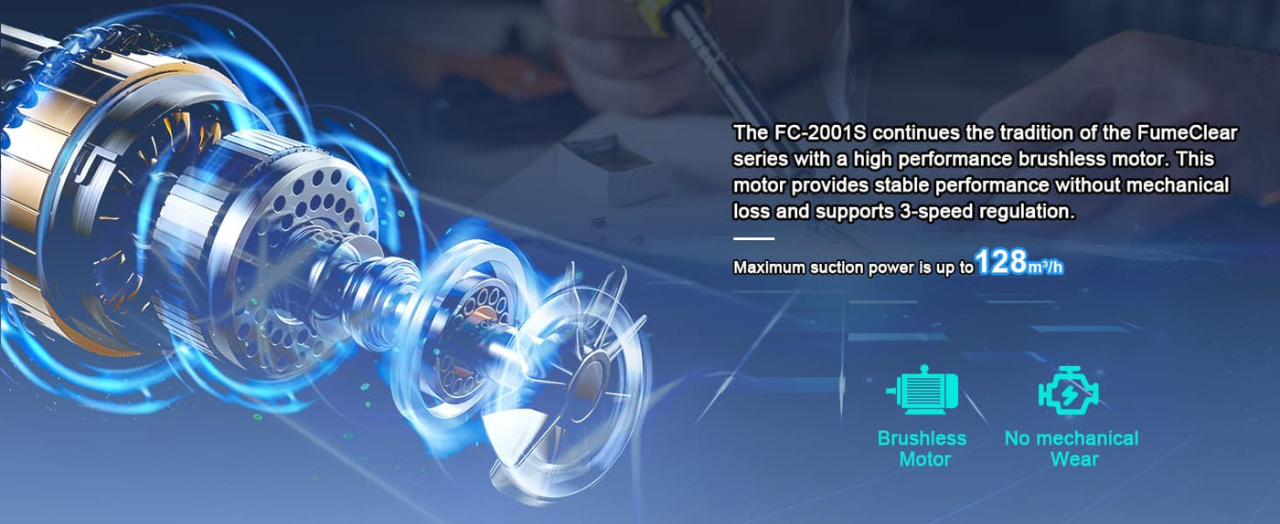 Fumeclear FC-2001S brushless motor