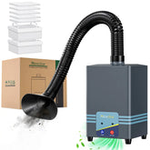 Fumeclear FC-2001S desktop soldering fume extractor with flexible hose and multi-layer filters for clean and safe soldering environments