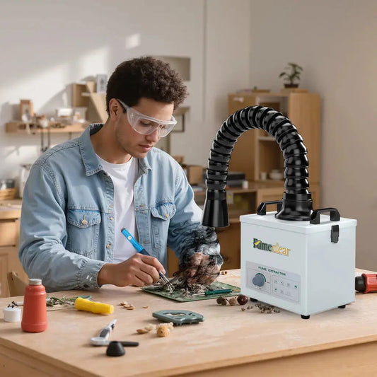 Streamlined Solutions: Desktop Solder Fume Extractors! fumeclear