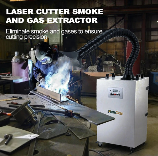 FC-350 350W Laser Fume Extractor – Full Video ; Performance Overview fumeclear