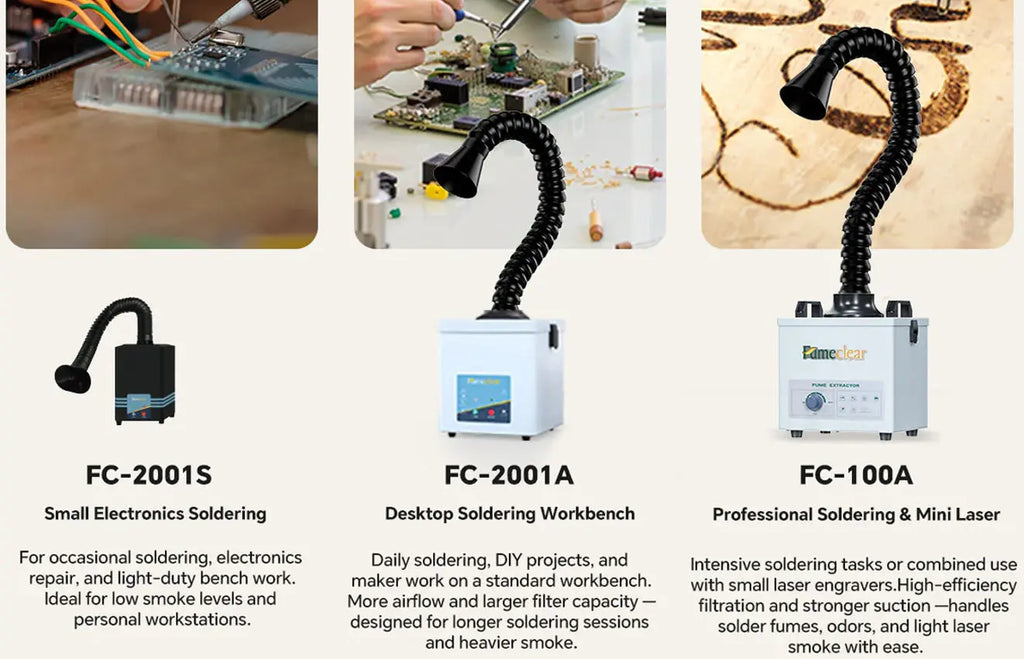 FumeClear Solder Fume Extractors: Which Model Should You Buy?