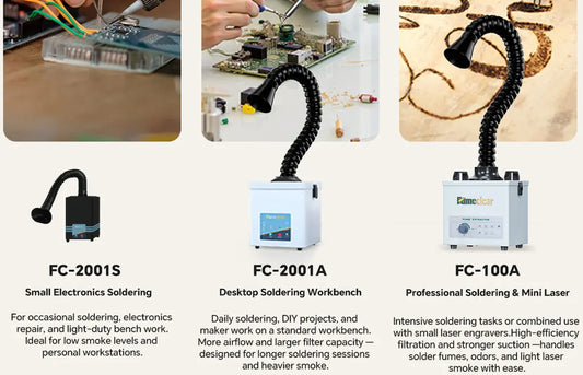 FumeClear Solder Fume Extractors: Which Model Should You Buy?