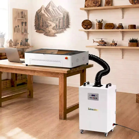 Fume Extractor Recommendation for OMTech Polar Lite & Polar 2 Laser engraver & cutter
