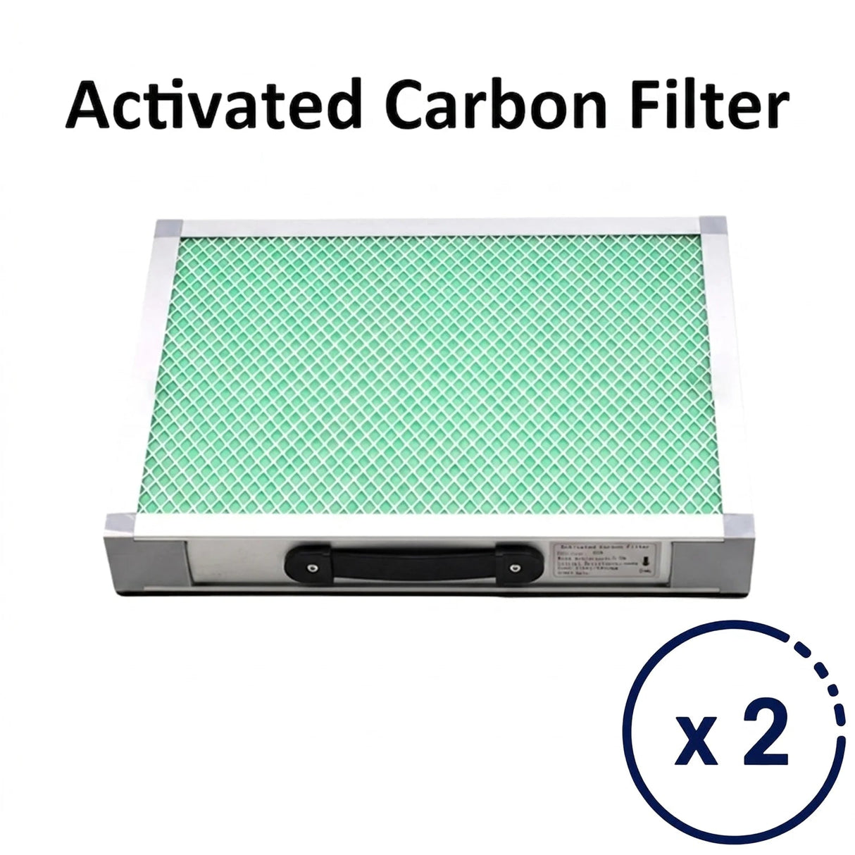 FUMECLEAR XL-700 Activated Carbon Filter 2 Pack for Laser Fume Extractor, Premium Replacement Carbon Filters