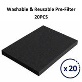 FumeClear Cut-to-Fit Washable & Reusable Pre-Filter Pads for FC-350 Fume Extractors