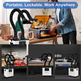 FumeClear FC-1002A Laser Fume Extractor – Eliminate Smoke, Odors & Fine Dust for Laser Work Fumeclear fumeclear