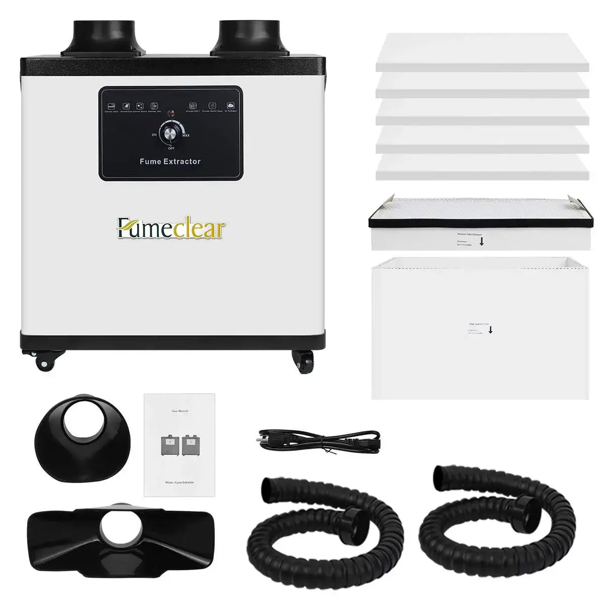 FumeClear FC-1002A Nail Salon Dust Collector & Odor Eliminator Fumeclear fumeclear