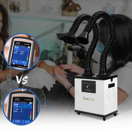210W FumeClear FC-1002A Nail Salon Dust Collector & Odor Eliminator Fumeclear fumeclear