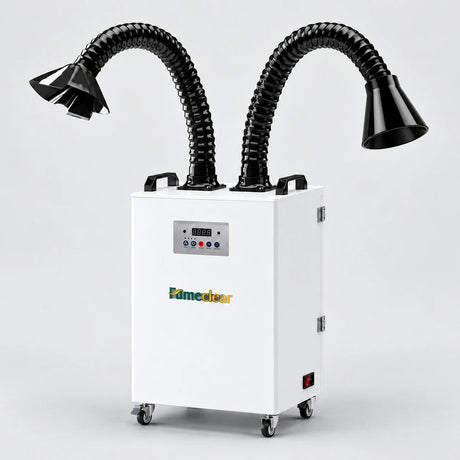 FumeClear FC-350 Dual-Port 350W Fume Extractor for Laser Engraving, Soldering & Welding Fumeclear fumeclear