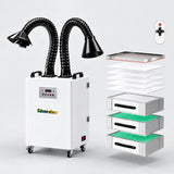 FumeClear FC-350 Dual-Port 350W Fume Extractor for Laser Engraving, Soldering & Welding Fumeclear fumeclear