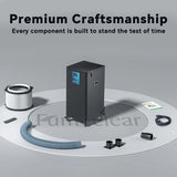 Fumeclear FC-700 premium dust collector with HEPA filter, hose, remote control and all accessories