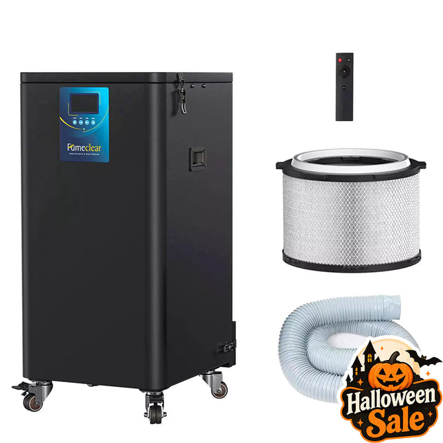 FumeClear Industrial Dust Collector | 500+ CFM Low-Maintenance Dust Extraction System for CNC, Laser & Grinding Fumeclear fumeclear