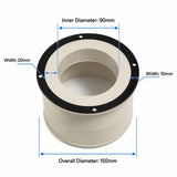 FumeClear XL-700 100mm to 150mm/4inch to 6 inch Duct Adapter for 150mm Hose Connection Fumeclear fumeclear
