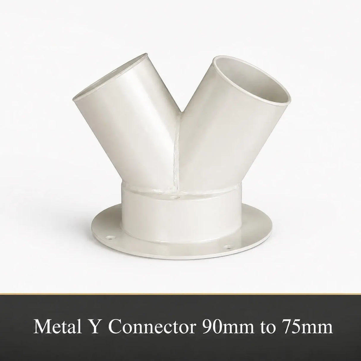FumeClear Y Shaped Adapter for Fume Extractors – 90mm to Dual Hose Connector Fumeclear fumeclear