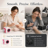FumeClear FC-ND35-PRO Professional Nail Drill – 35,000 RPM Electric Nail File with Ultra-Low Vibration & Waterproof Design