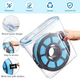 Fumeclear 3D printer filament dryer box with moisture proof, dustproof and reusable design, round spout for easy filament feeding