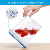 fumeclear top-grade silicone sealed filament dryer box waterproof test with strawberries, excellent moisture proof storage