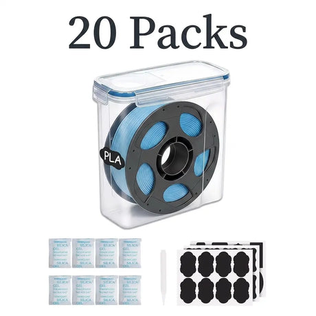 fumeclear 3D Printer Filament Dryer Box 20 packs