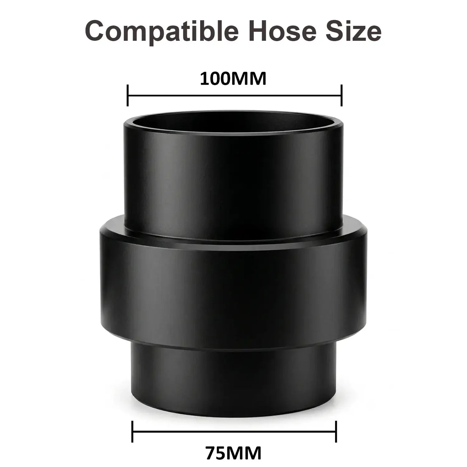 75mm to 100mm Duct Adapter Hose Connector Fume Extractor Laser Engraver & Workshop Ventilation Systems