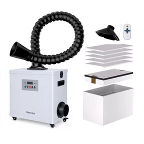 Fumeclear FC-1001G Nail Salon Fume Extractor with Remote Control & Exhaust Duct Fumeclear fumeclear