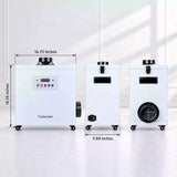 Fumeclear FC-1001G Nail Salon Fume Extractor with Remote Control & Exhaust Duct Fumeclear fumeclear