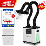 Fumeclear FC-1002A Fume Extractor – Limited-Time Offer with 5 Pre-Filter for a Cleaner, Safer Workspace