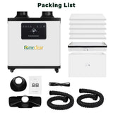 Complete Packing List for Dual-Station Fume Extractor and Accessories