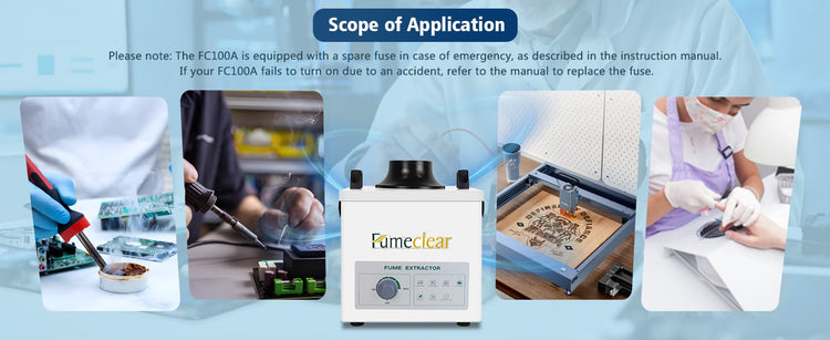 Fumeclear FC-100A scope of application