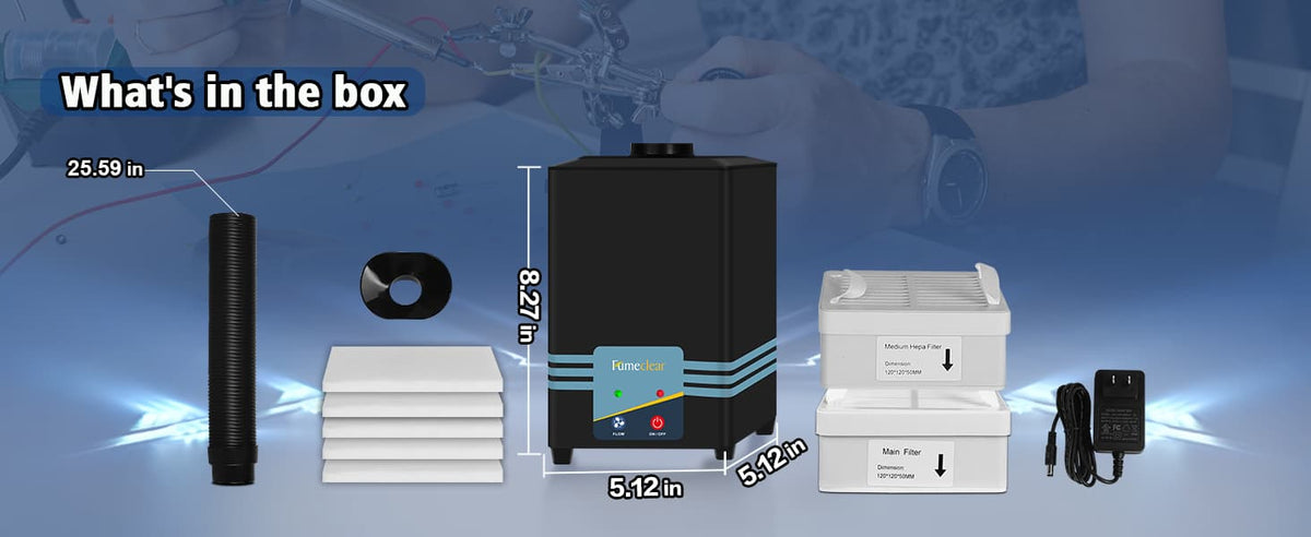 Fumeclear FC-2001S what is in the box