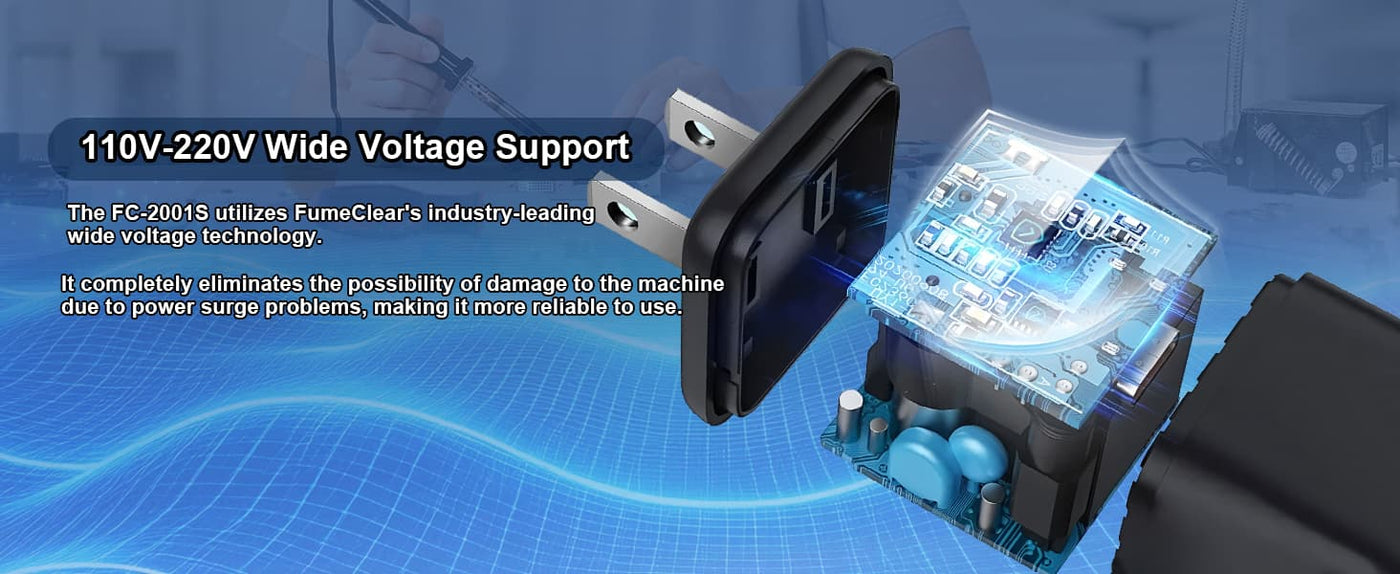 Fumeclear FC-2001S wide voltage support