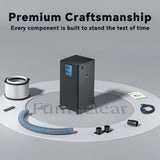 Fumeclear FC-700 premium dust collector with HEPA filter, hose, remote control and all accessories