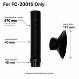 Fumeclear Replacement Fume Extractor Hose 40mm for  FC-2001S
