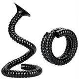 Flexible bamboo duct hose for fume extractor, durable ventilation pipe for laser engraving and soldering workspace - Fumeclear