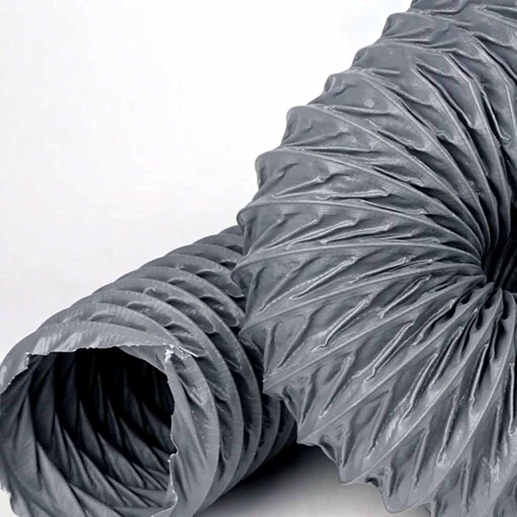 Fumeclear XL-300 laser fume extractor heavy-duty flexible exhaust hose with reinforced spiral design