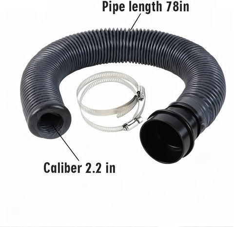 Fumeclear Retractable Fume Extractor Hose – 50mm & 75mm Replacement Extraction Tube Fumeclear fumeclear