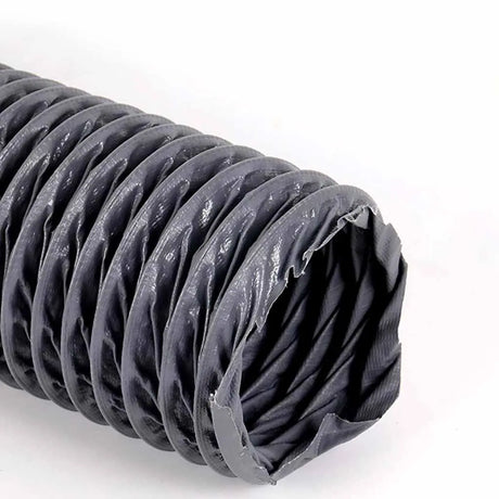 Fumeclear XL-300 industrial laser fume extractor PVC flexible inlet hose end view