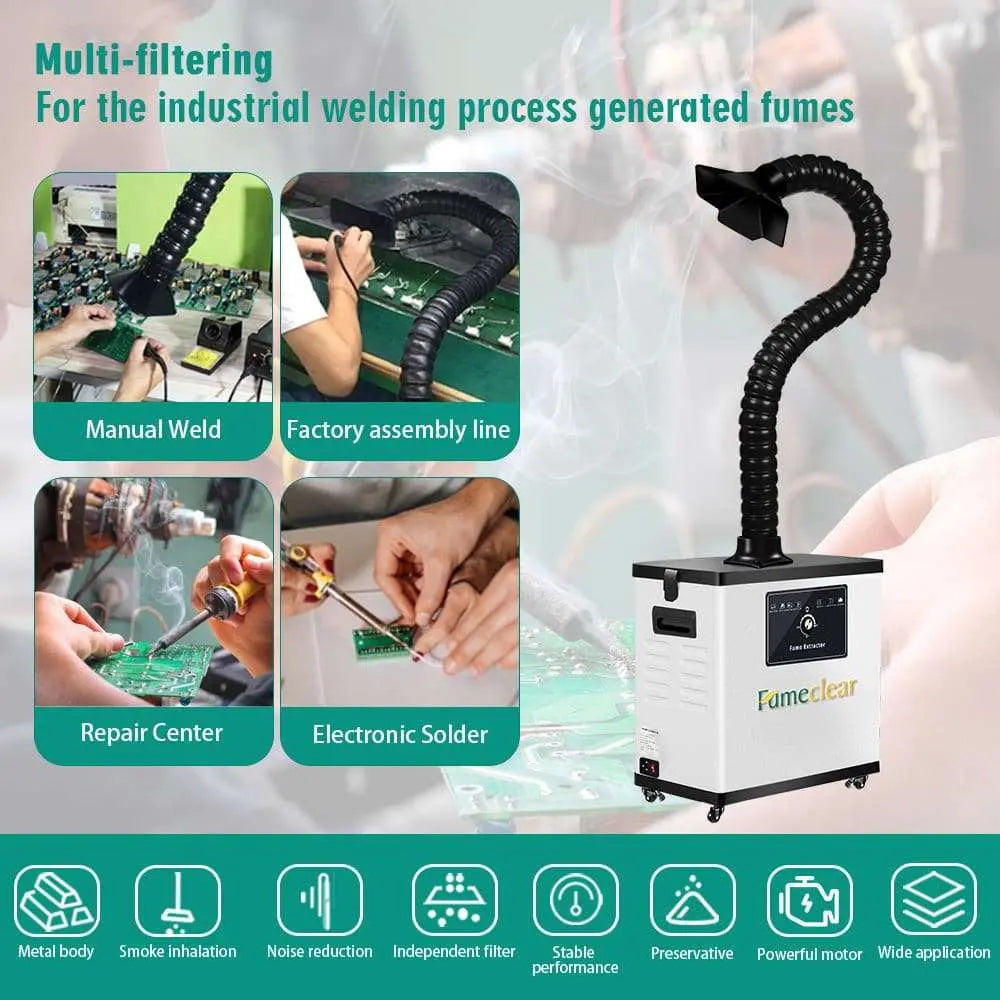 Fumeclear® FC-1001A Fume Extractor for 3D printing/ Nail Salon
