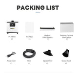 Fumeclear FC-1001A white fume extractor full packing list