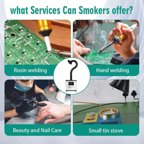 Fumeclear® FC-1001A Fume Extractor for 3D printing/ Nail Salon fumeclear fumeclear