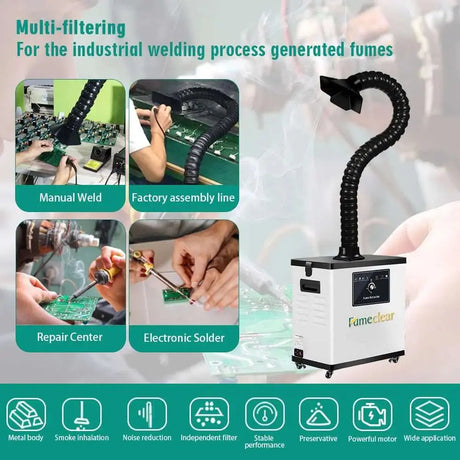 Fumeclear® FC-1001A Fume Extractor for 3D printing/ Nail Salon fumeclear fumeclear