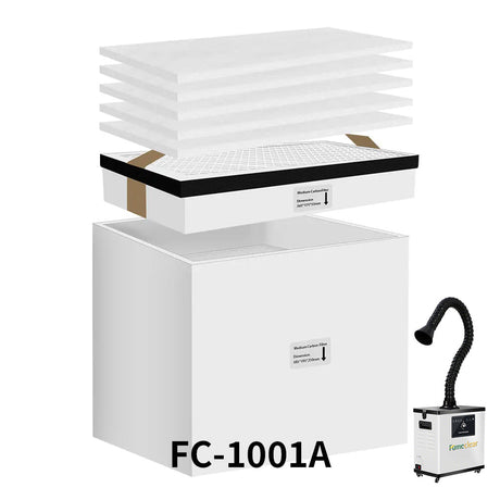 Fumeclear® FC-1001A Replacement Filter Set for FC-1001A & VEVOR DX1002 Fume Extractors fumeclear fumeclear