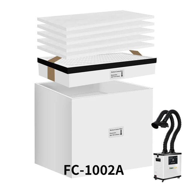 Fumeclear® FC-1002A Replacement Filter Set for FC-1002A & vevor DX1002 Fume Extractors fumeclear fumeclear