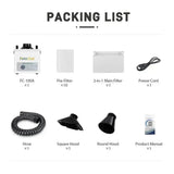 Fumeclear FC-100A packing list