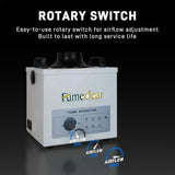 Fumeclear FC-100A rotary switch