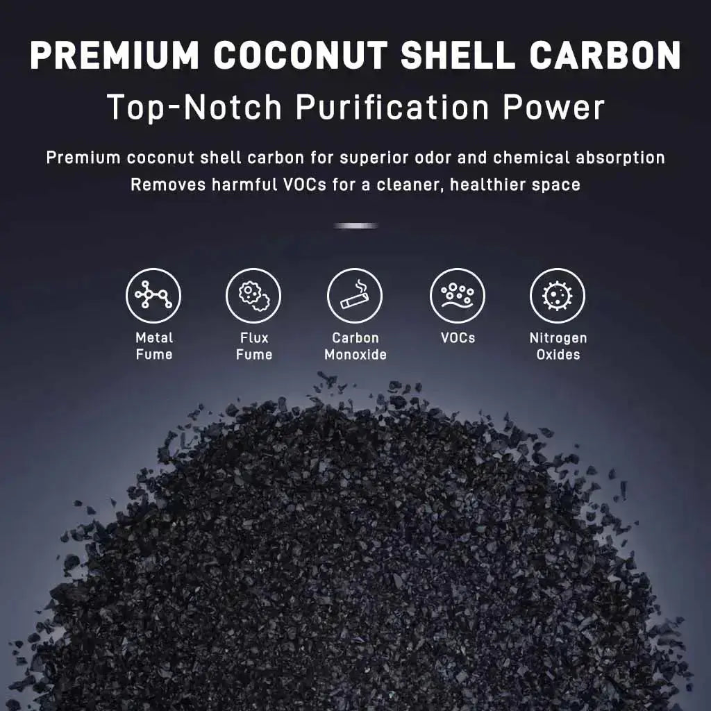 Fumeclear FC-100A premium coconut shell carbon