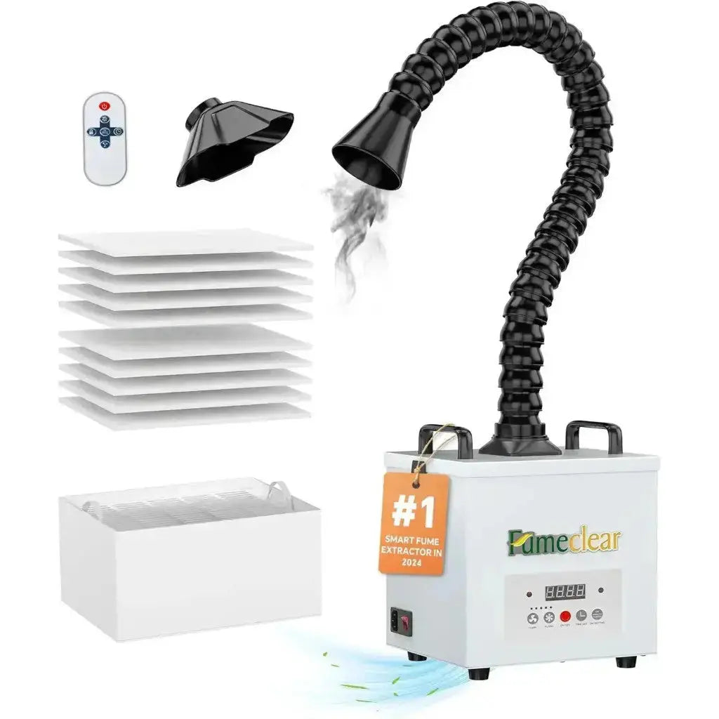 FC 100A Solder Fume Extractor Remote Control – Desktop Absorber & HEPA Filter