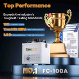 Fumeclear® FC-100A Solder Fume Extractor - 99.97% Filtration for Safe Soldering