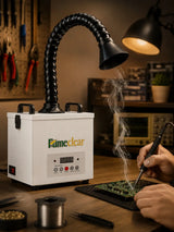 Fumeclear® FC-100A Solder Fume Extractor - 99.97% Filtration for Safe Soldering