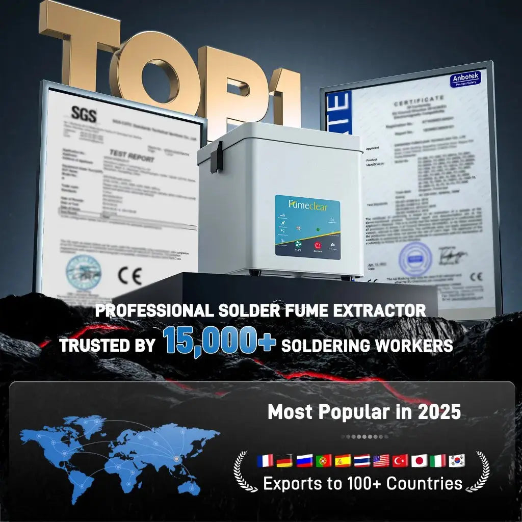 Fumeclear® FC-2001A Fume Extractor for Soldering fumeclear fumeclear